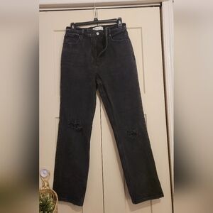 Abercrombie & Fitch The 90's Straight Ultra High Rise